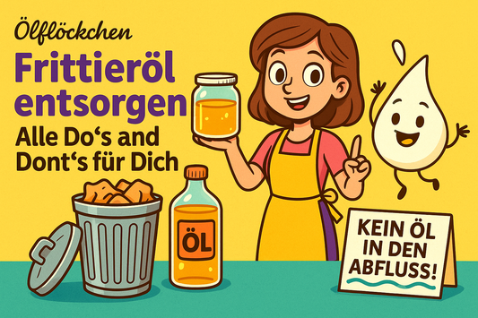Wie man Frittieröl richtig entsorgt.